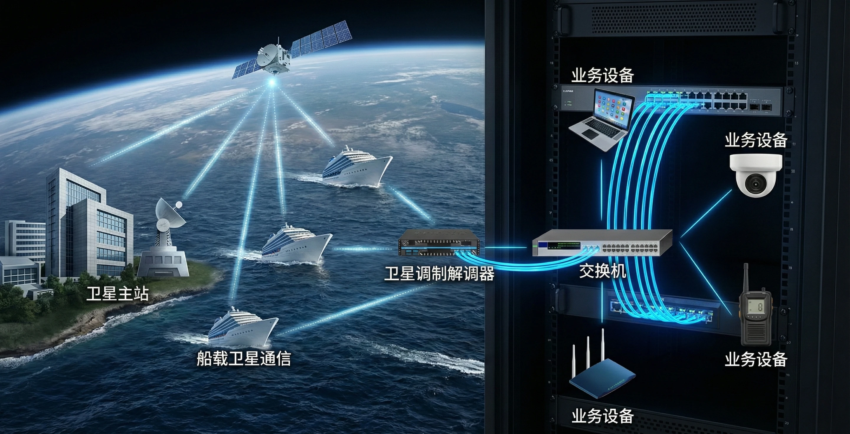 海上通信：卫星互联网与物联网